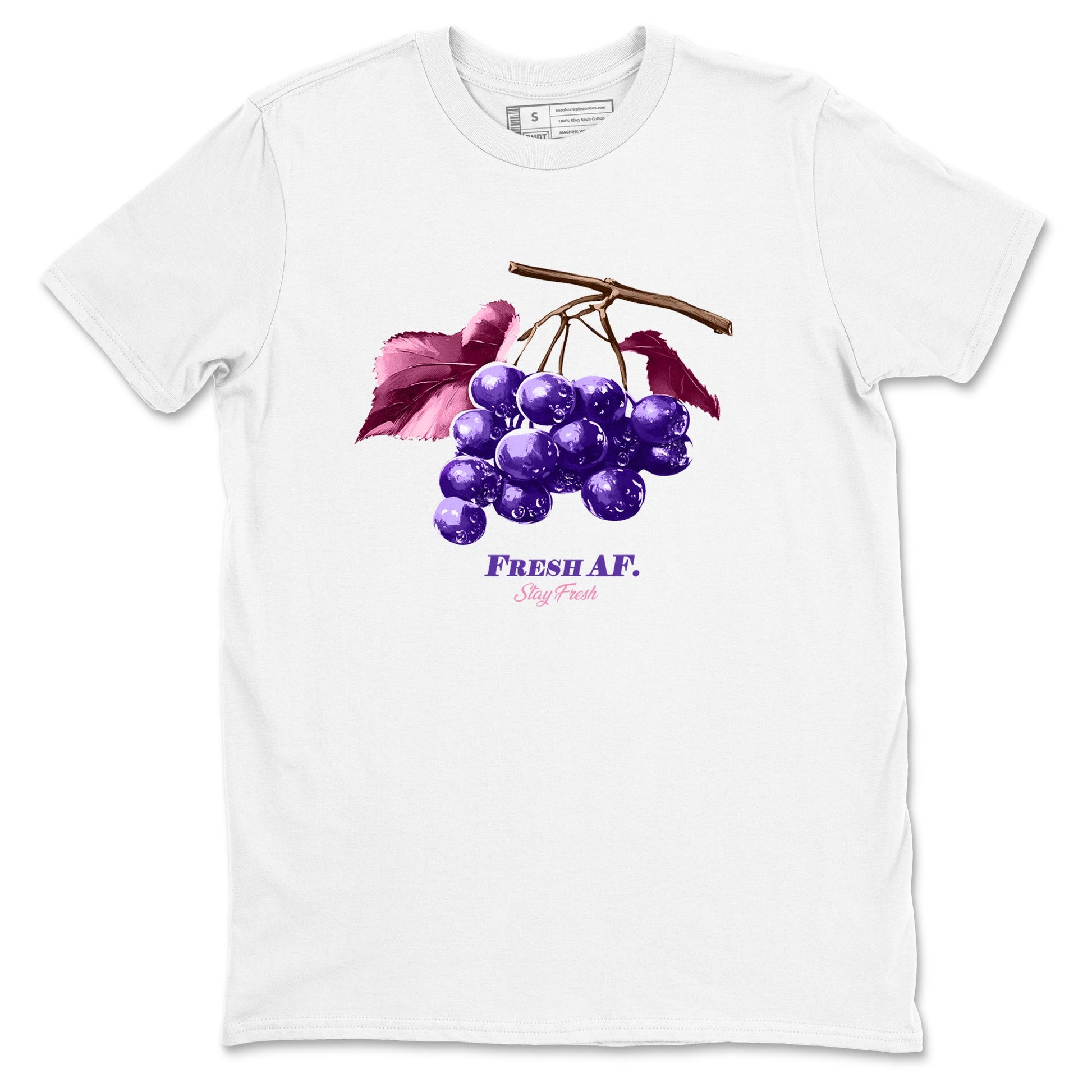 Sneaker match tees – Sneaker Tees To Match Air Jordan 11 Canyon Purple Shoes – Fresh Grape Tee White 2