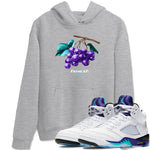 5s Grape shirts to match jordans Fresh Grape best t shirts to wear with jordans AJ 5 OG Grape match shoes to clothes SNRT Sneaker Tees unisex cotton Heather Grey 1 shirts