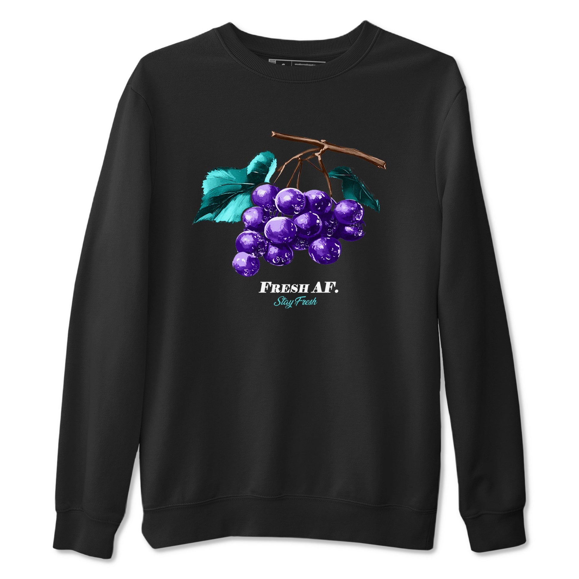 5s Grape shirts to match jordans Fresh Grape best t shirts to wear with jordans Air Jordan 5 Retro Grape match shoes to clothes SNRT Sneaker Tees unisex cotton Black 2 shirts