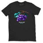 5s Grape shirts to match jordans Fresh Grape best t shirts to wear with jordans AJ 5 OG Grape match shoes to clothes SNRT Sneaker Tees unisex cotton Black 2 shirts