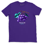 5s Grape shirts to match jordans Fresh Grape best t shirts to wear with jordans AJ 5 OG Grape match shoes to clothes SNRT Sneaker Tees unisex cotton Purple 2 shirts