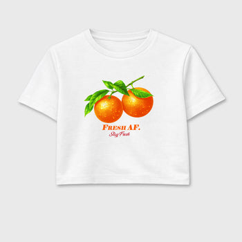Sneaker match tees – Sneaker Tees To Match Air Jordan 3 Orange Citrus Shoes – Fresh Orange Crop T-Shirt White 2
