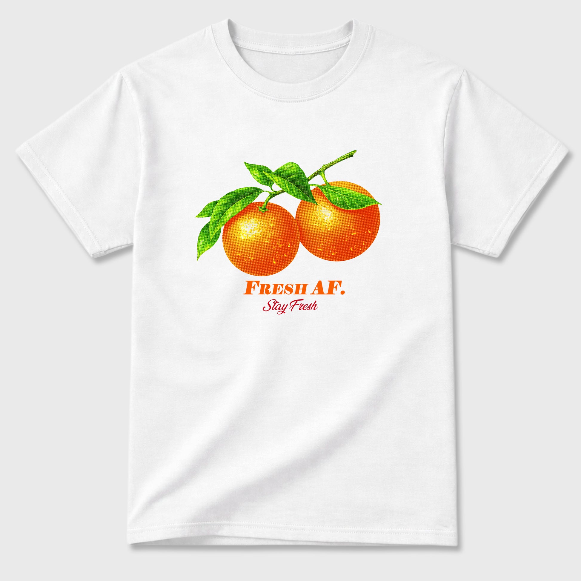 Sneaker match tees – Sneaker Tees To Match Air Jordan 3 Orange Citrus Shoes – Fresh Orange Tee White 2