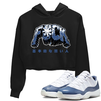 Air Jordan 11 Diffused Blue t-shirts to match sneakers Fuck sneaker match tees 11s Retro Diffused Blue match shoes to clothes SNRT Sneaker Tees unisex cotton Black 1 crop tee