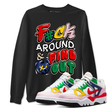 AF 3 Nigo shirtsto match jordans Fuck Around And Find Out sneaker match tees Air Force 3 Low x Nigo Blue Void and Tour Yellow match shoes to clothes SNRT Sneaker Tees unisex cotton Black 1 shirts