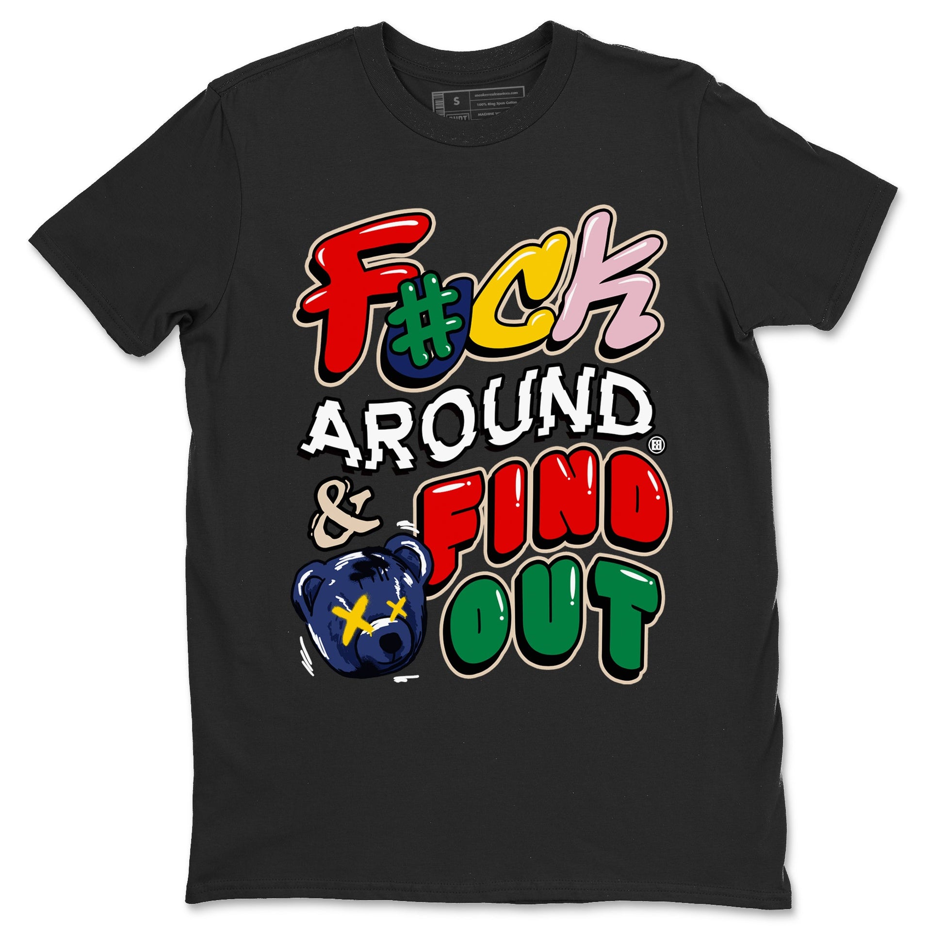 AF 3 Nigo shirtsto match jordans Fuck Around And Find Out sneaker match tees Air Force 3 Low x Nigo Blue Void and Tour Yellow match shoes to clothes SNRT Sneaker Tees unisex cotton Black 2 shirts