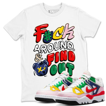 AF 3 Nigo shirtsto match jordans Fuck Around And Find Out sneaker match tees Air Force 3 Low x Nigo Blue Void and Tour Yellow match shoes to clothes SNRT Sneaker Tees unisex cotton White 1 shirts