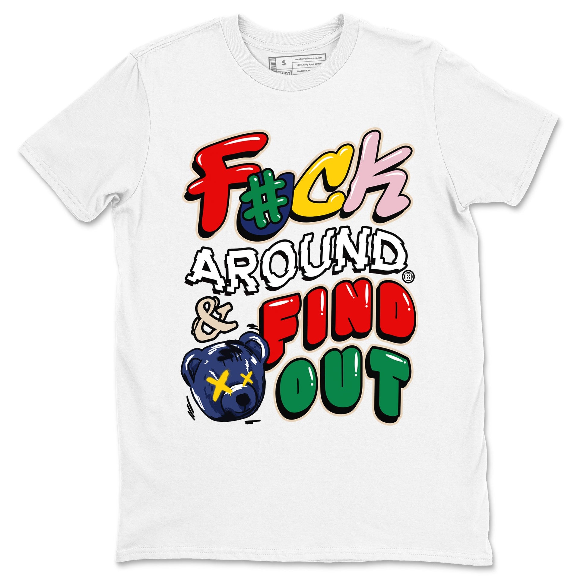 AF 3 Nigo shirtsto match jordans Fuck Around And Find Out sneaker match tees Air Force 3 Low x Nigo Blue Void and Tour Yellow match shoes to clothes SNRT Sneaker Tees unisex cotton White 2 shirts