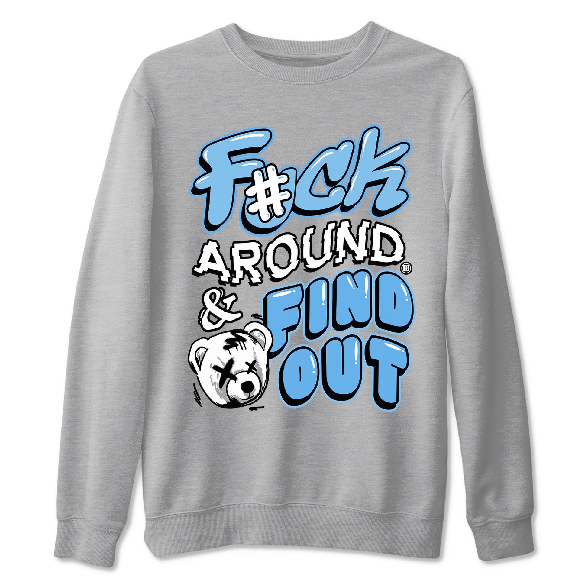 11s Legend Blue shirts to match jordans Fuck Around And Find Out best t shirts to wear with jordans AJ11 Retro Legend Blue match shoes to clothes SNRT Sneaker Tees unisex cotton Heather Grey 2 shirts