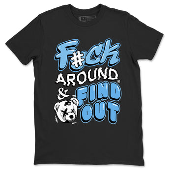 11s Legend Blue shirts to match jordans Fuck Around And Find Out best t shirts to wear with jordans AJ11 Retro Legend Blue match shoes to clothes SNRT Sneaker Tees unisex cotton Black 2 shirts