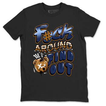 Air Jordan 13 Midnight Navy shirts to match jordans Fuck Around And Find Out sneaker match tees AJ13 Midnight Navy SNRT Sneaker Release Tees unisex cotton Black 2 crew neck shirts