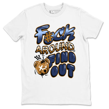 Air Jordan 13 Midnight Navy shirts to match jordans Fuck Around And Find Out sneaker match tees AJ13 Midnight Navy SNRT Sneaker Release Tees unisex cotton White 2 crew neck shirts