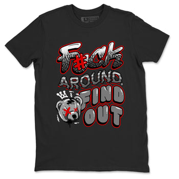 Jordan 3 Retro Cement Grey shirts to match jordans Fuck Around And Find Out sneaker match tees AJ3 Cement Grey SNRT Sneaker Release Tees unisex cotton Black 2 crew neck shirts