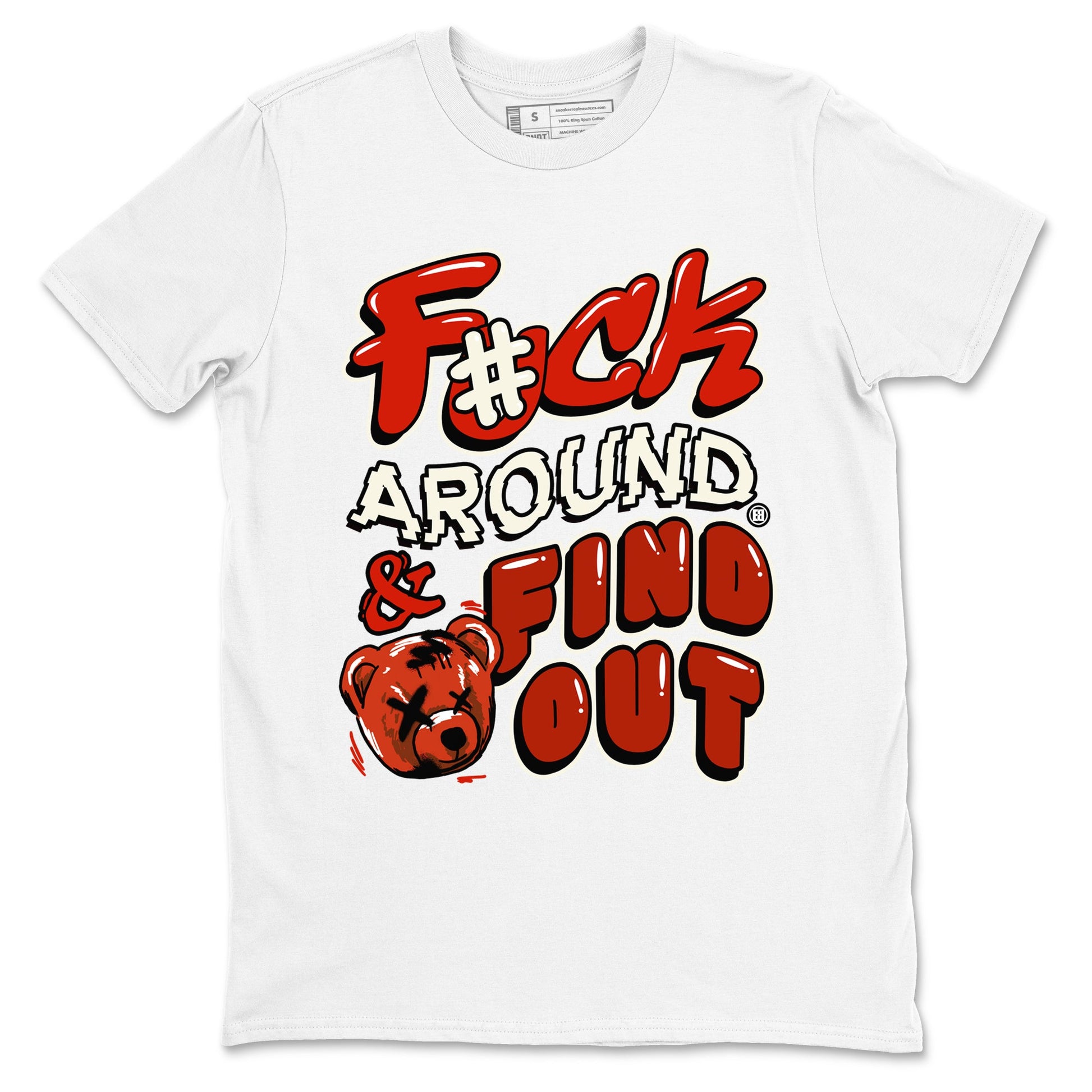 4s Brick By Brick best t shirts to wear with jordans Fuck Around And Find Out sneaker match tees Nigel Sylvester x Air Jordan 4 Brick by Brick match shoes to clothes SNRT Sneaker Tees unisex cotton White 2 shirts