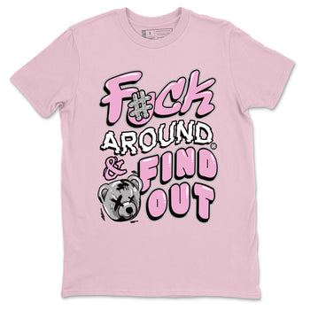 4s Retro Orchid shirts to match jordans Fuck Around And Find Out sneaker match tees Air Jordan 4 WMNS Orchid match shoes to clothes SNRT Sneaker Tees unisex cotton Pink 2 shirts