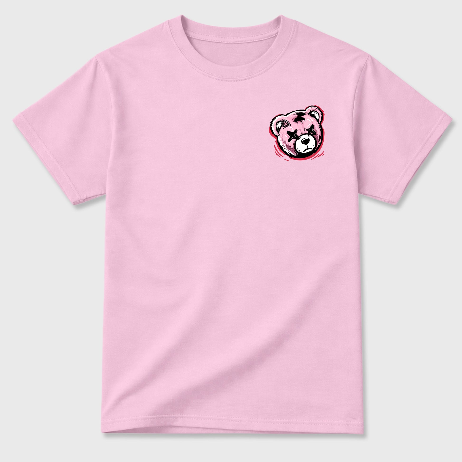 Fuck Around and Find Out Graphic T-Shirt sneaker match tee designed for1s Travis Scott x Tropical Pink, featuring coordinated color options for a perfect streetwear match. Pink shirt.