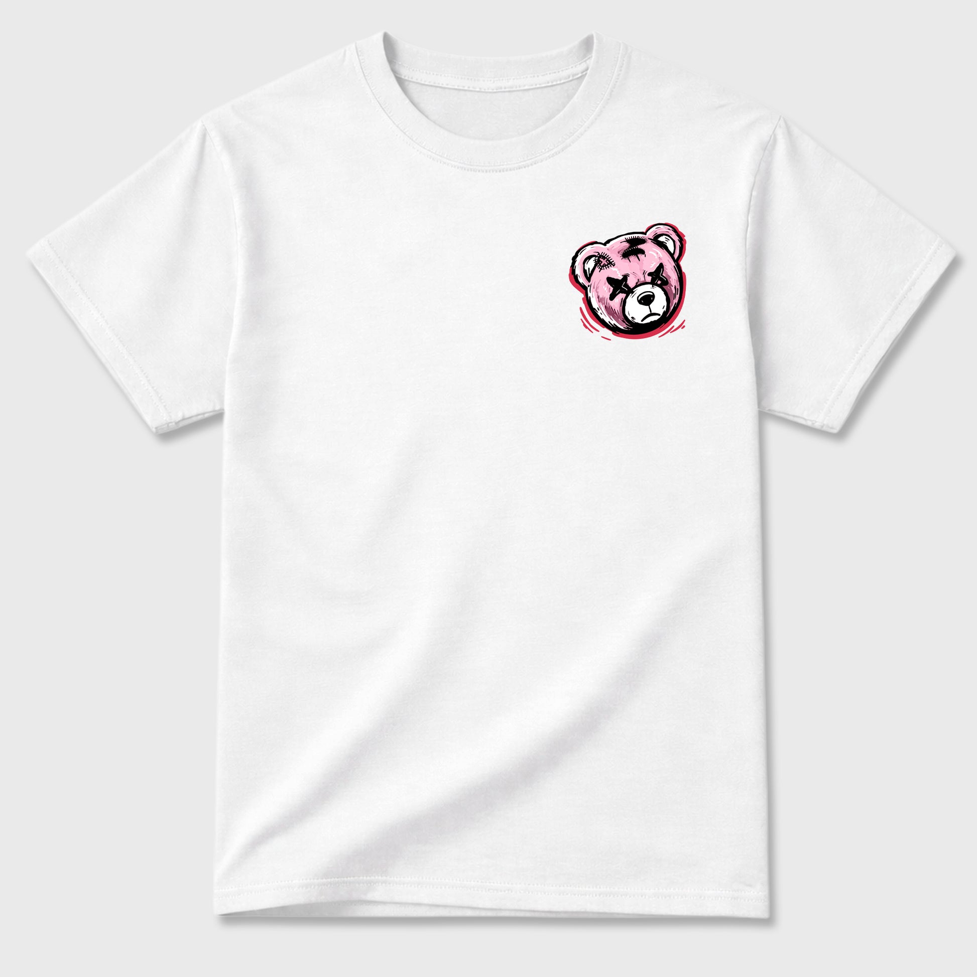 Fuck Around and Find Out Graphic T-Shirt sneaker match tee designed for1s Travis Scott x Tropical Pink, featuring coordinated color options for a perfect streetwear match. White shirt.