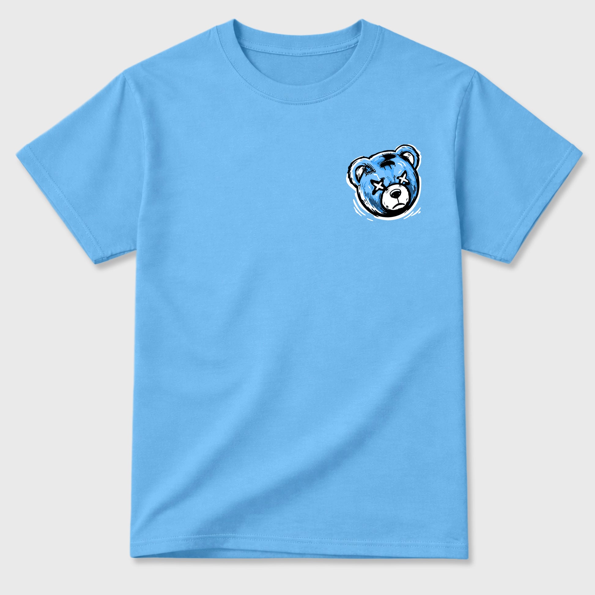 Fuck Around and Find Outgraphic t-shirt. Streetwear sneakerfit. Sneaker outfit. Complete your fit with the 11s University Blue, shown in Carolina Blue.