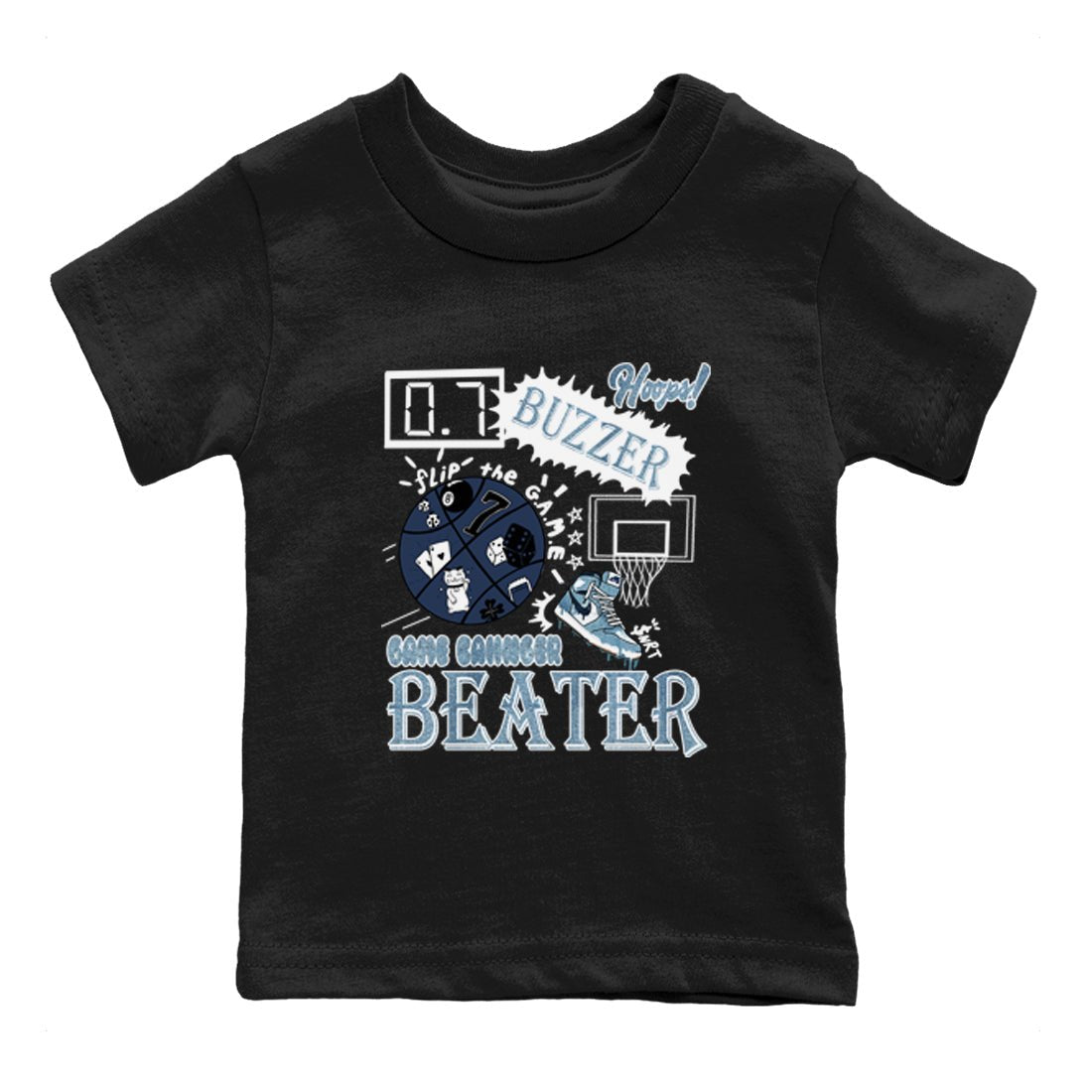 1s Denim shirts to match jordans Game Changer sneaker match tees Air Jordan 1 Denim SNRT Sneaker Tees streetwear brand Baby and Youth Black 2 cotton tee