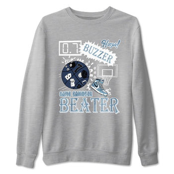 1s Denim shirts to match jordans Game Changer sneaker match tees Air Jordan 1 Denim SNRT Sneaker Tees streetwear brand Heather Grey 2 unisex cotton tee