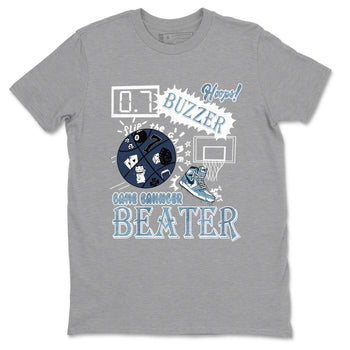 1s Denim shirts to match jordans Game Changer sneaker match tees Air Jordan 1 Denim SNRT Sneaker Tees streetwear brand Heather Grey 2 unisex cotton tee