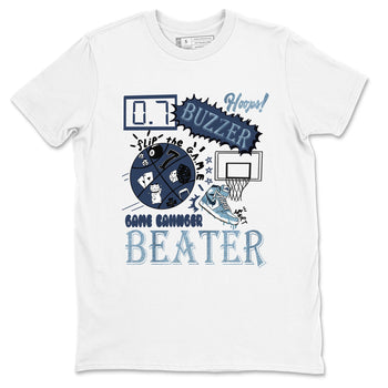 1s Denim shirts to match jordans Game Changer sneaker match tees Air Jordan 1 Denim SNRT Sneaker Tees streetwear brand White 2 unisex cotton tee