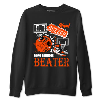 Game Changer sneaker match t-shirt styled to complete your fit with the Air Jordan 1 Shattered Backboard sneakers, shown in Black 2.