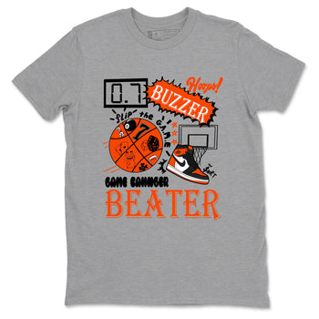 Game Changer sneaker match t-shirt styled to complete your fit with the Air Jordan 1 Shattered Backboard sneakers, shown in Heather Grey 2.