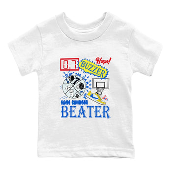 1s Travis Scott Canary shirt to match jordans Game Changer sneaker tees Air Jordan 1 Travis Scott Canary SNRT sneaker release tees baby toddler White 2 cotton Shirt