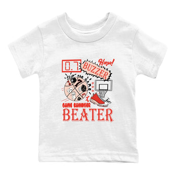 AJ13 Dune Red shirts to match jordans Game Changer sneaker match tees Air Jordan 13 Dune Red SNRT Sneaker Tees streetwear brand Baby and Youth White 2 cotton tee