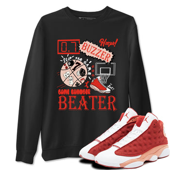AJ13 Dune Red shirts to match jordans Game Changer sneaker match tees Air Jordan 13 Dune Red SNRT Sneaker Tees streetwear brand Black 1 unisex cotton tee