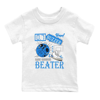 3s Lucky Shorts shirts to match jordans Game Changer best t shirts to wear with jordans Air Jordan 3 Lucky Shorts match shoes to clothes SNRT Sneaker Tees Youth Baby White 2 tee