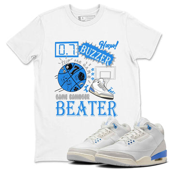 3s Lucky Shorts shirts to match jordans Game Changer best t shirts to wear with jordans Air Jordan 3 Lucky Shorts match shoes to clothes SNRT Sneaker Tees unisex cotton White 1 shirts