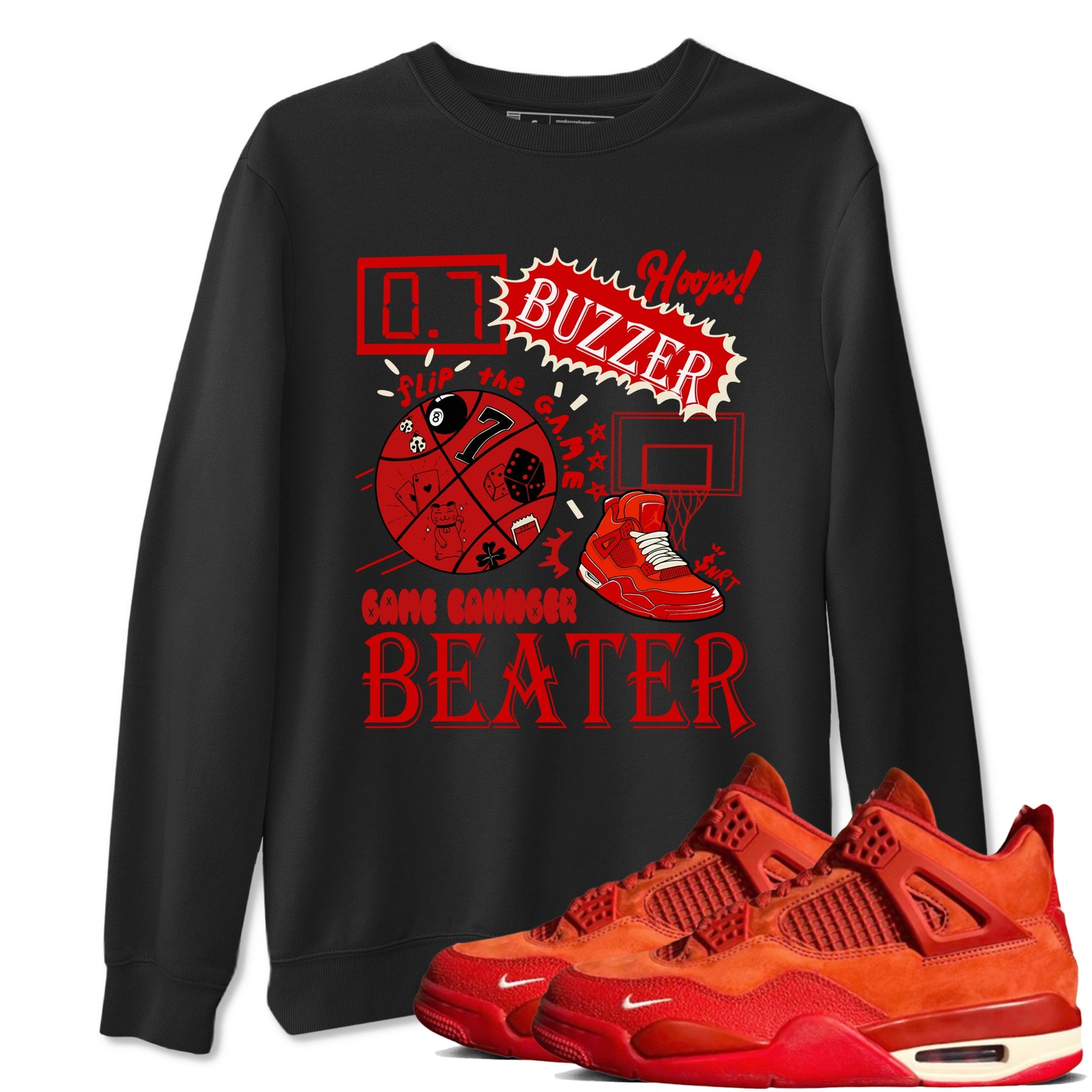 4s Brick By Brick shirts to match jordans Game Changer sneaker match tees Air Jordan 4 Nigel match shoes to clothes SNRT Sneaker Tees unisex cotton Black 1 shirts