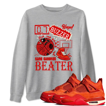 4s Brick By Brick shirts to match jordans Game Changer sneaker match tees Air Jordan 4 Nigel match shoes to clothes SNRT Sneaker Tees unisex cotton Heather Grey 1 shirts