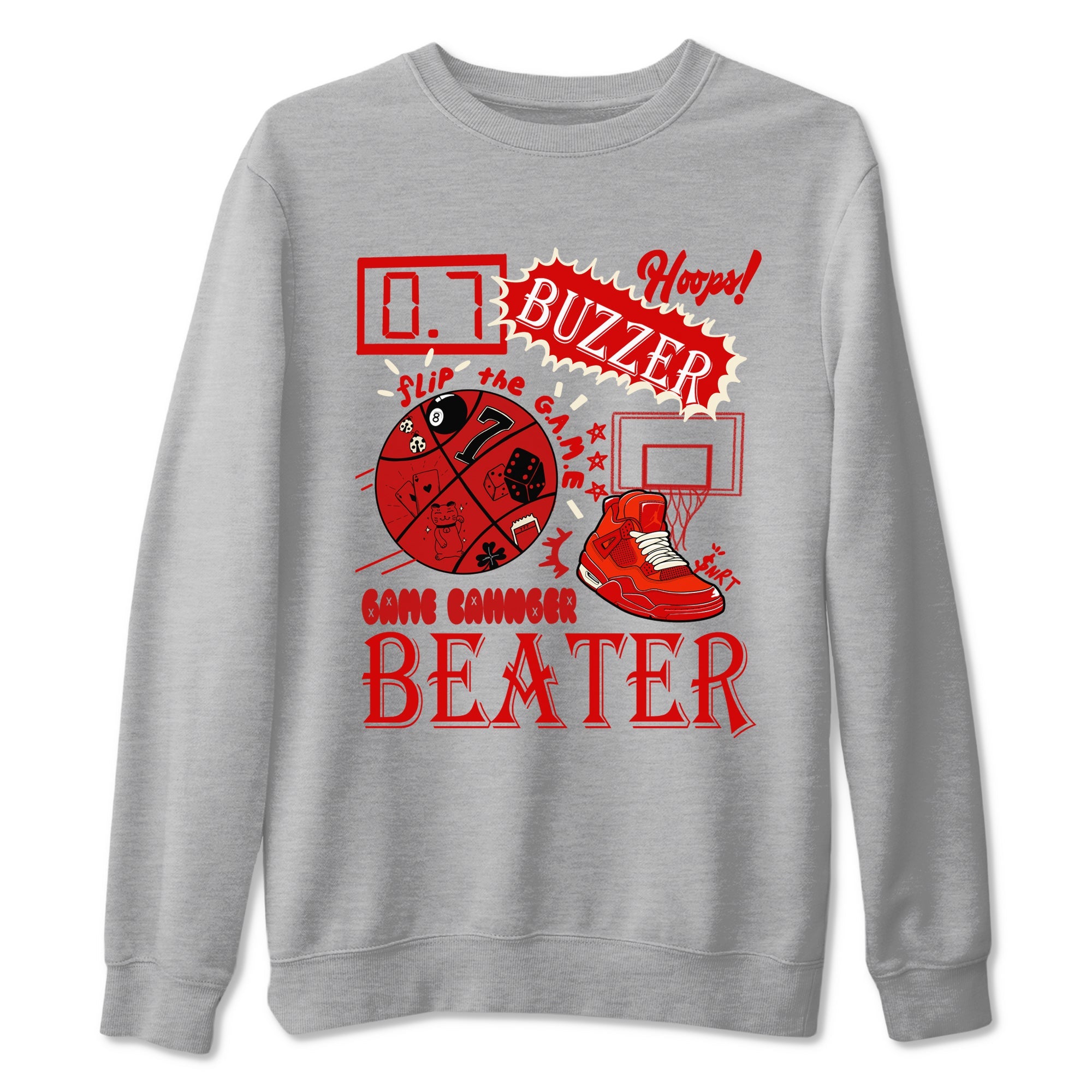 4s Brick By Brick shirts to match jordans Game Changer sneaker match tees Air Jordan 4 Nigel match shoes to clothes SNRT Sneaker Tees unisex cotton Heather Grey 2 shirts