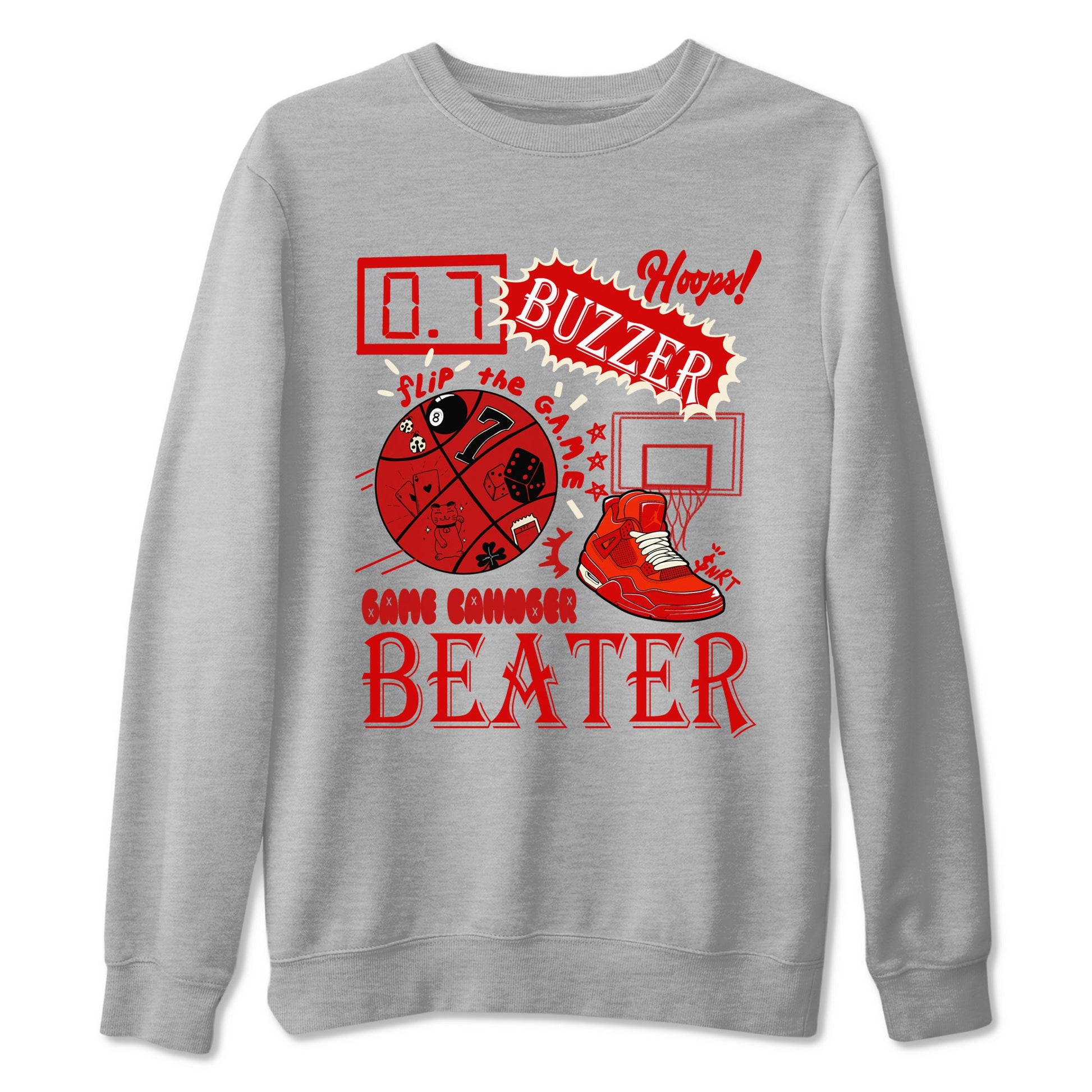 4s Brick By Brick shirts to match jordans Game Changer sneaker match tees Air Jordan 4 Nigel match shoes to clothes SNRT Sneaker Tees unisex cotton Heather Grey 2 shirts