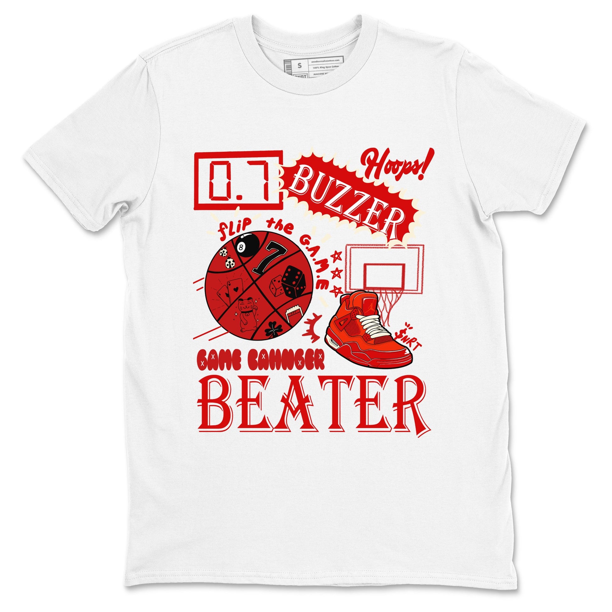 4s Brick By Brick shirts to match jordans Game Changer sneaker match tees Air Jordan 4 Nigel match shoes to clothes SNRT Sneaker Tees unisex cotton White 2 shirts