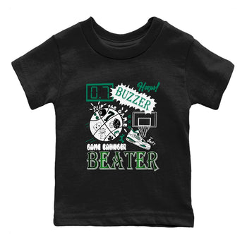 4s Oxidized Green shirts to match jordans Game Changer sneaker match tees Air Jordan 4 Oxidized Green SNRT Sneaker Tees streetwear brand Baby and Youth Black 2 cotton tee