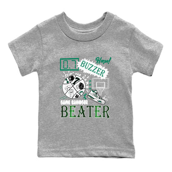4s Oxidized Green shirts to match jordans Game Changer sneaker match tees Air Jordan 4 Oxidized Green SNRT Sneaker Tees streetwear brand Baby and Youth Heather Grey 2 cotton tee