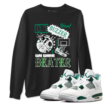 4s Oxidized Green shirts to match jordans Game Changer sneaker match tees Air Jordan 4 Oxidized Green SNRT Sneaker Tees streetwear brand Black 1 unisex cotton tee