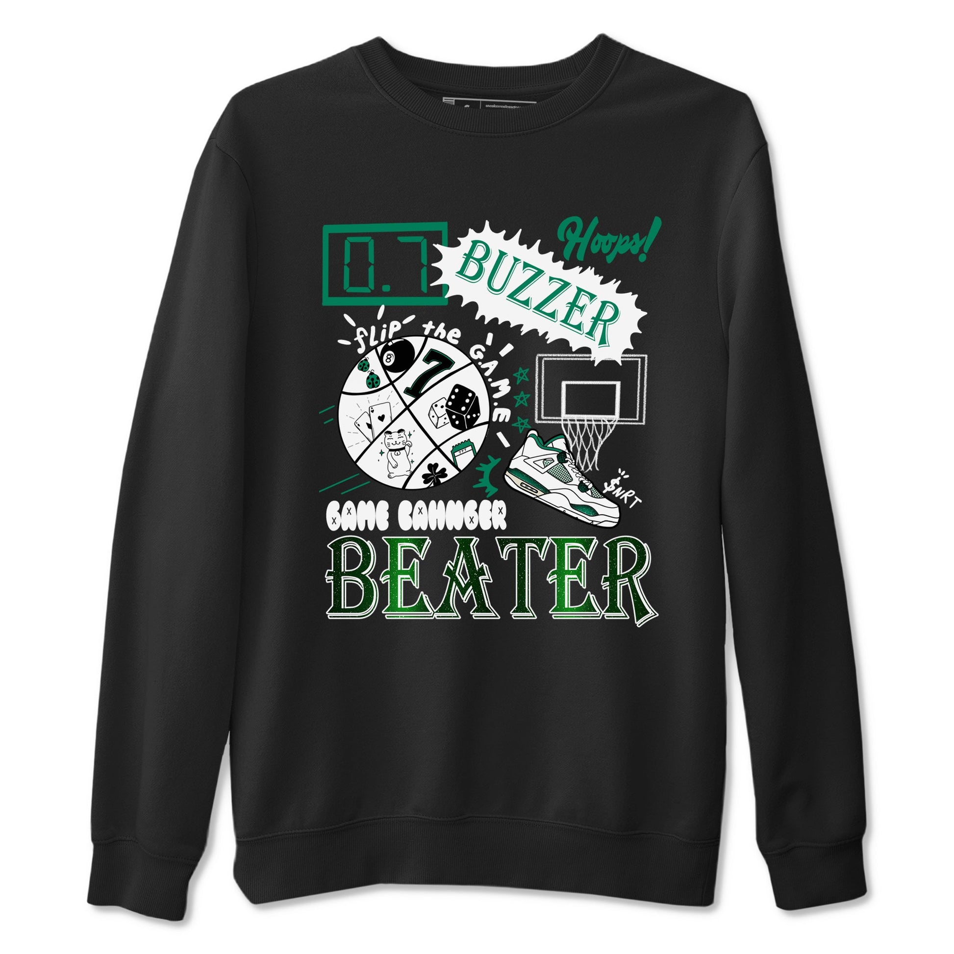4s Oxidized Green shirts to match jordans Game Changer sneaker match tees Air Jordan 4 Oxidized Green SNRT Sneaker Tees streetwear brand Black 2 unisex cotton tee