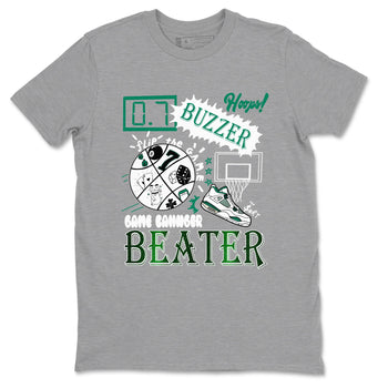 4s Oxidized Green shirts to match jordans Game Changer sneaker match tees Air Jordan 4 Oxidized Green SNRT Sneaker Tees streetwear brand Heather Grey 2 unisex cotton tee