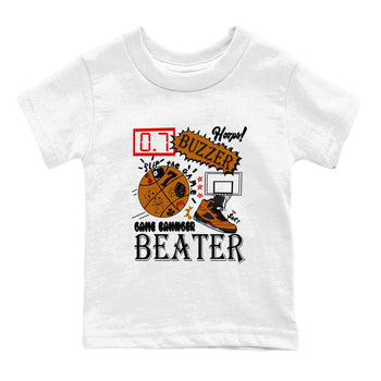 5s Archaeo Brown shirts to match jordans Game Changer sneaker match tees Air Jordan 5 Archaeo Brown match shoes to clothes SNRT Sneaker Tees Youth Baby White 2 tee
