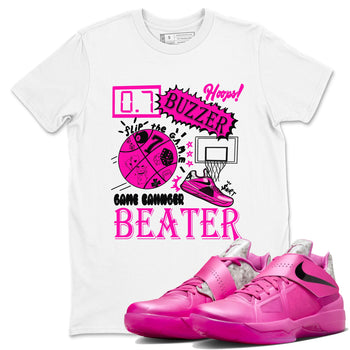 Nike KD 4 Retro Aunt Pearl shirts to match jordans Game Changer sneaker match tees Nike KD 4 Aunt Pearl match shoes to clothes SNRT Sneaker Tees unisex cotton White 1 shirts