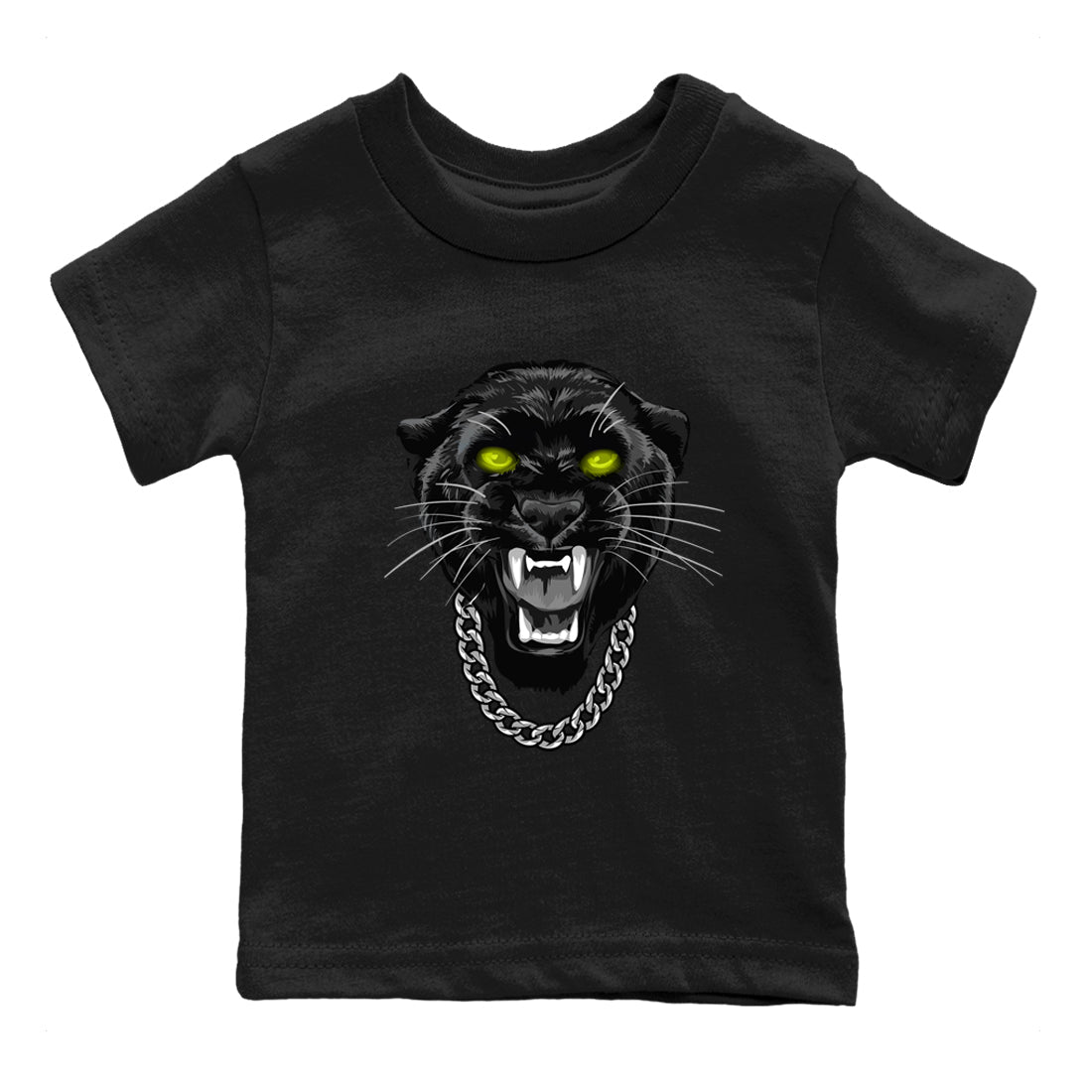 Foams One Black Volt shirts to match jordans Gangster Black Cat sneaker match tees Air Foamposite One Black and Volt match shoes to clothes SNRT Sneaker Tees Youth Baby Black 2 tee