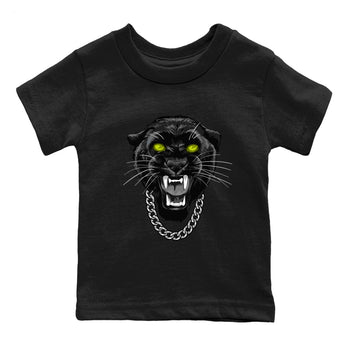 Foams One Black Volt shirts to match jordans Gangster Black Cat sneaker match tees Air Foamposite One Black and Volt match shoes to clothes SNRT Sneaker Tees Youth Baby Black 2 tee