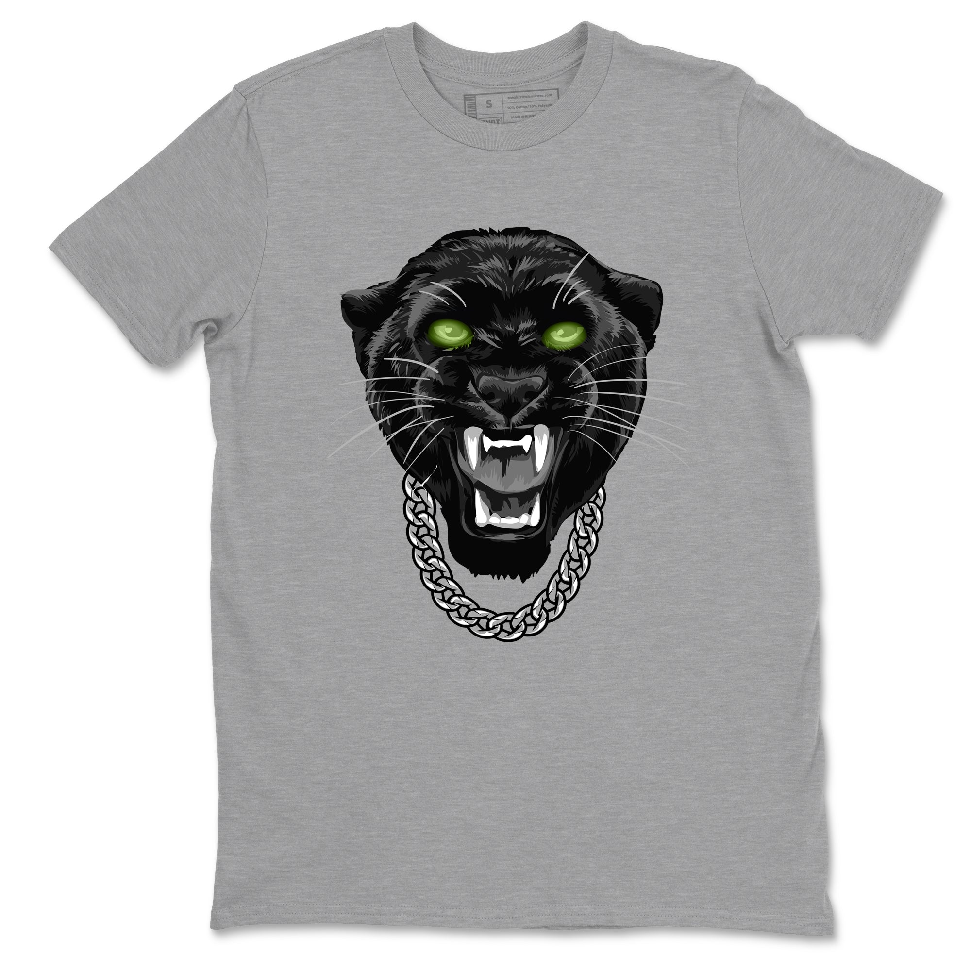 Best Christmas gifts for sneakerheads - Sneaker Tees To Match Air Foamposite One Pine Green Sneakers – Gangster Black Cat Tee Heather Grey 2