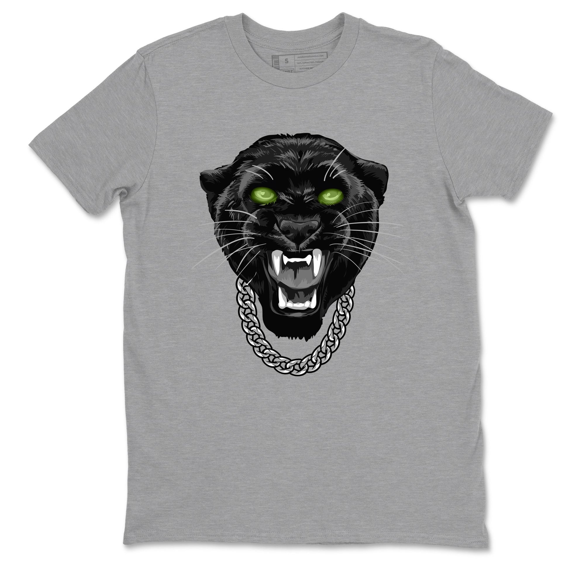 Best Christmas gifts for sneakerheads - Sneaker Tees To Match Air Foamposite One Pine Green Sneakers – Gangster Black Cat Tee Heather Grey 2