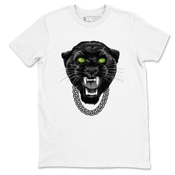 Best Christmas gifts for sneakerheads - Sneaker Tees To Match Air Foamposite One Pine Green Sneakers – Gangster Black Cat Tee White 2